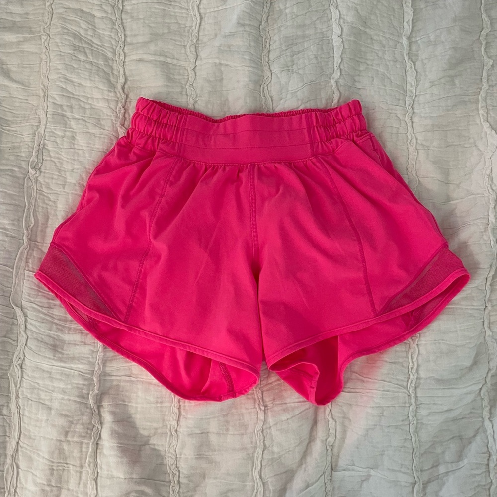 RARE HIGHLIGHT PINK LULU SHORTS